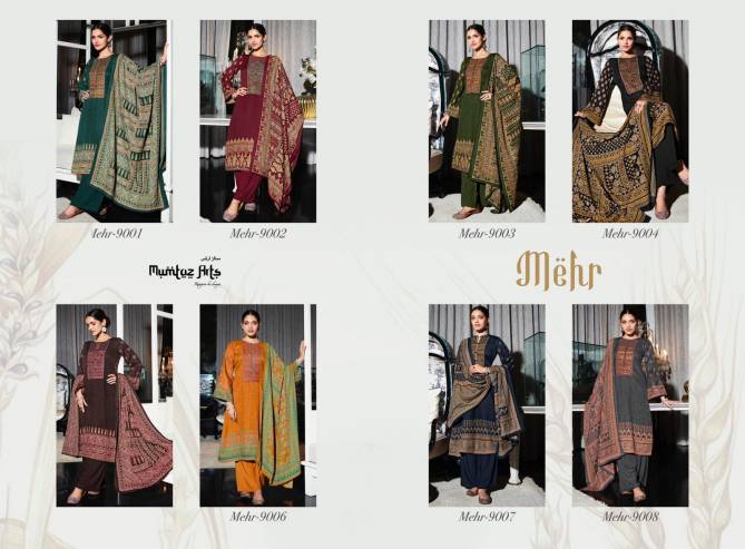 Mumtaz Mehr Pashmina Casual Wear Wholesale Dress Material Collection